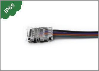 Connector with cables